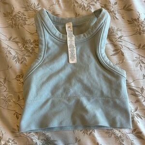 ALO Yoga Women's Light Blue Seamless Delight Tank Top